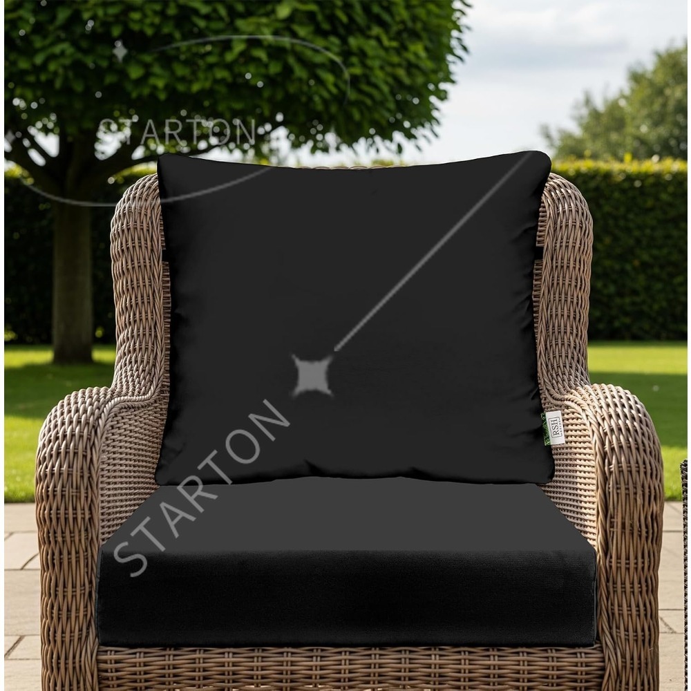 Outdoor Furniture Cushions 24 X 24 - Tiefes Sitzkissen mit Kissenrücken, 61 x