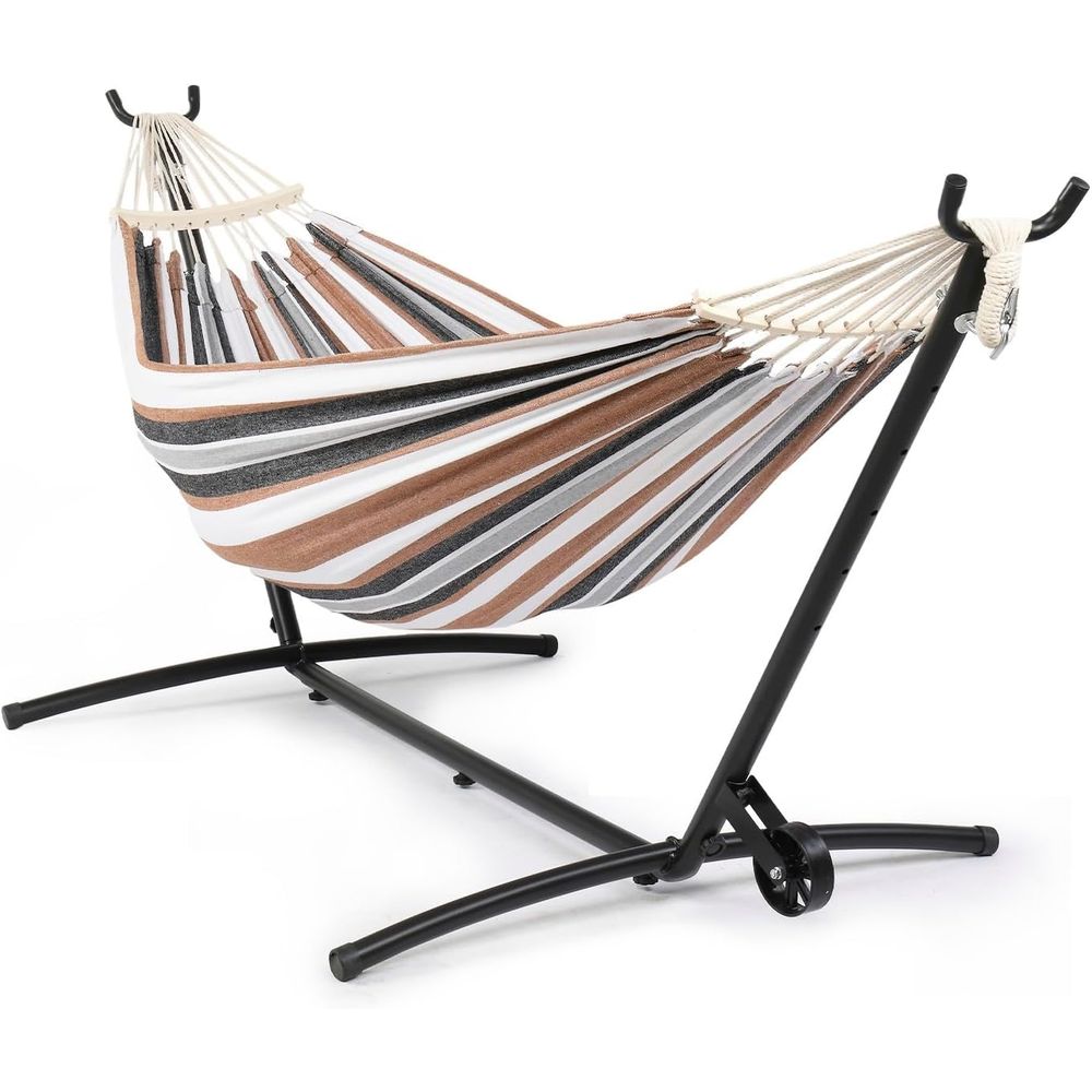 Hammock With Stand - Hochbelastbare 550 LBS Hängematte mit Ständer