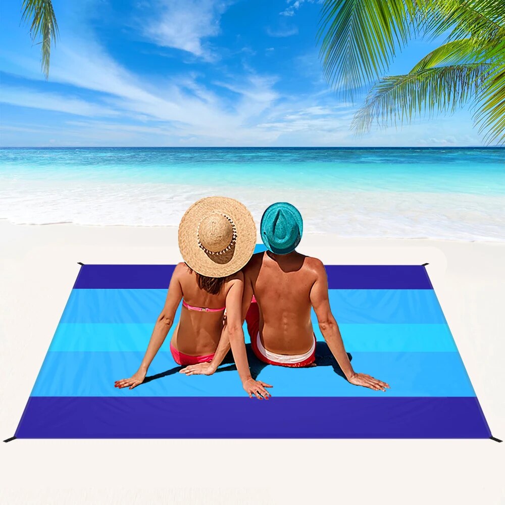 Outdoor Furniture Replacement Fabric - Stranddecke, wasserdicht und sanddicht, groß, 2–3