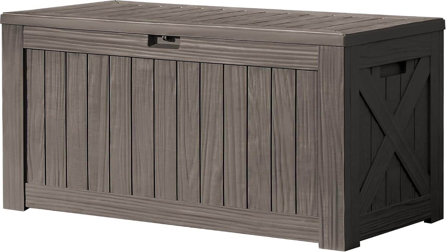 Outdoor Furniture Wooden - 120 Gallonen Große Terrassenbox Outdoor-Aufbewahrungsschrank Wasserdichte