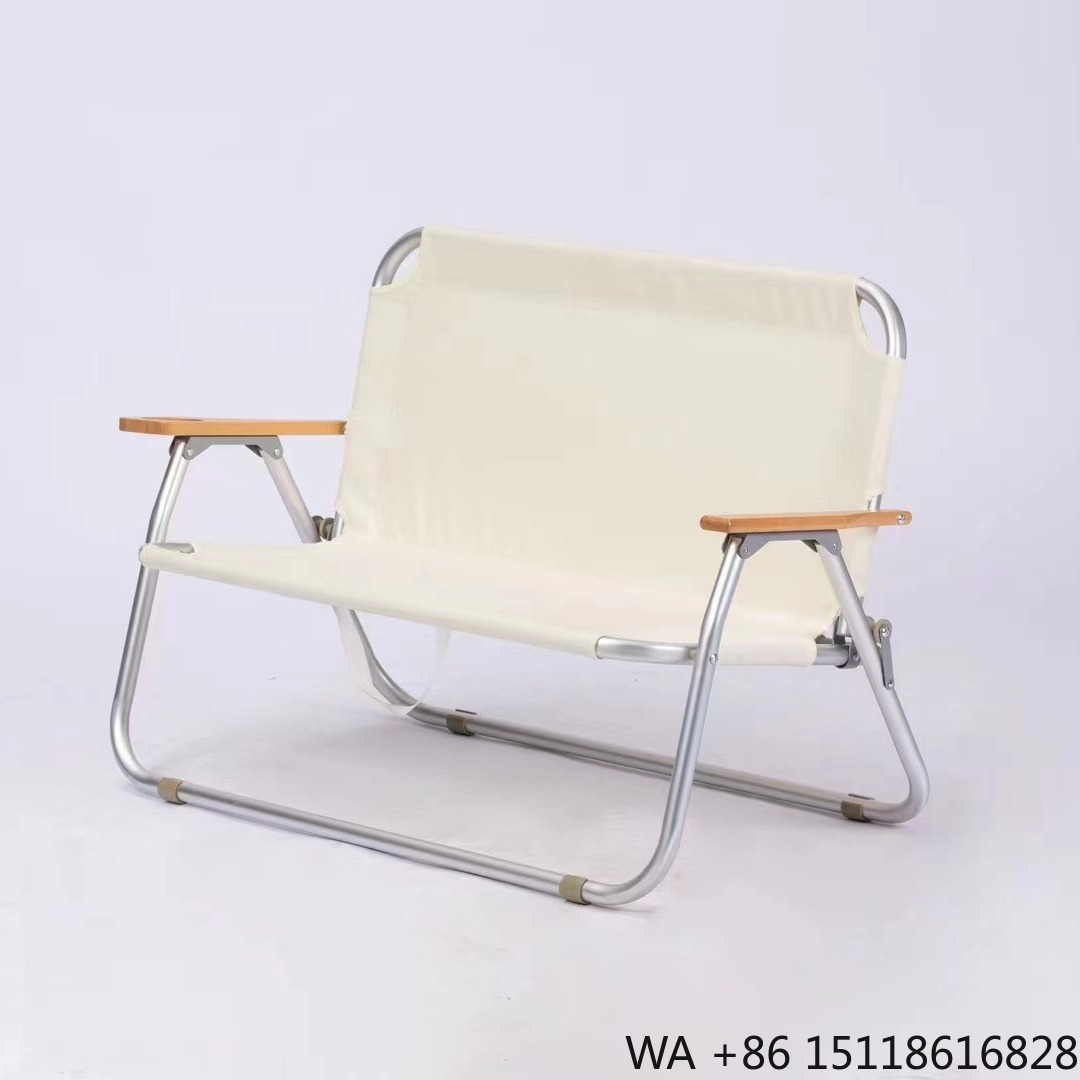Outdoor Furniture Recliner Set - Großhandel Outdoor 2-Personen Klappbare Robuste Doppelsitz-Strandstühle
