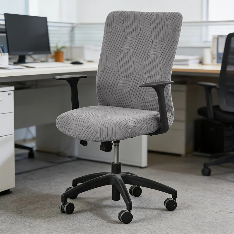 Outdoor Furniture Xl - 1 Stück Jacquard Bürostuhlbezug Elastischer Computer-Drehstuhlbezug