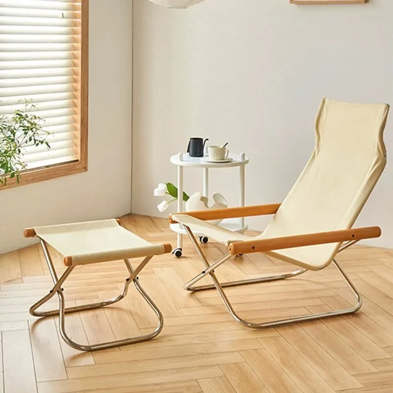 Outdoor Furniture Japanese Style - Japanisches einfaches Canvas-Sofa, Chaiselongue, japanischer Balkon,