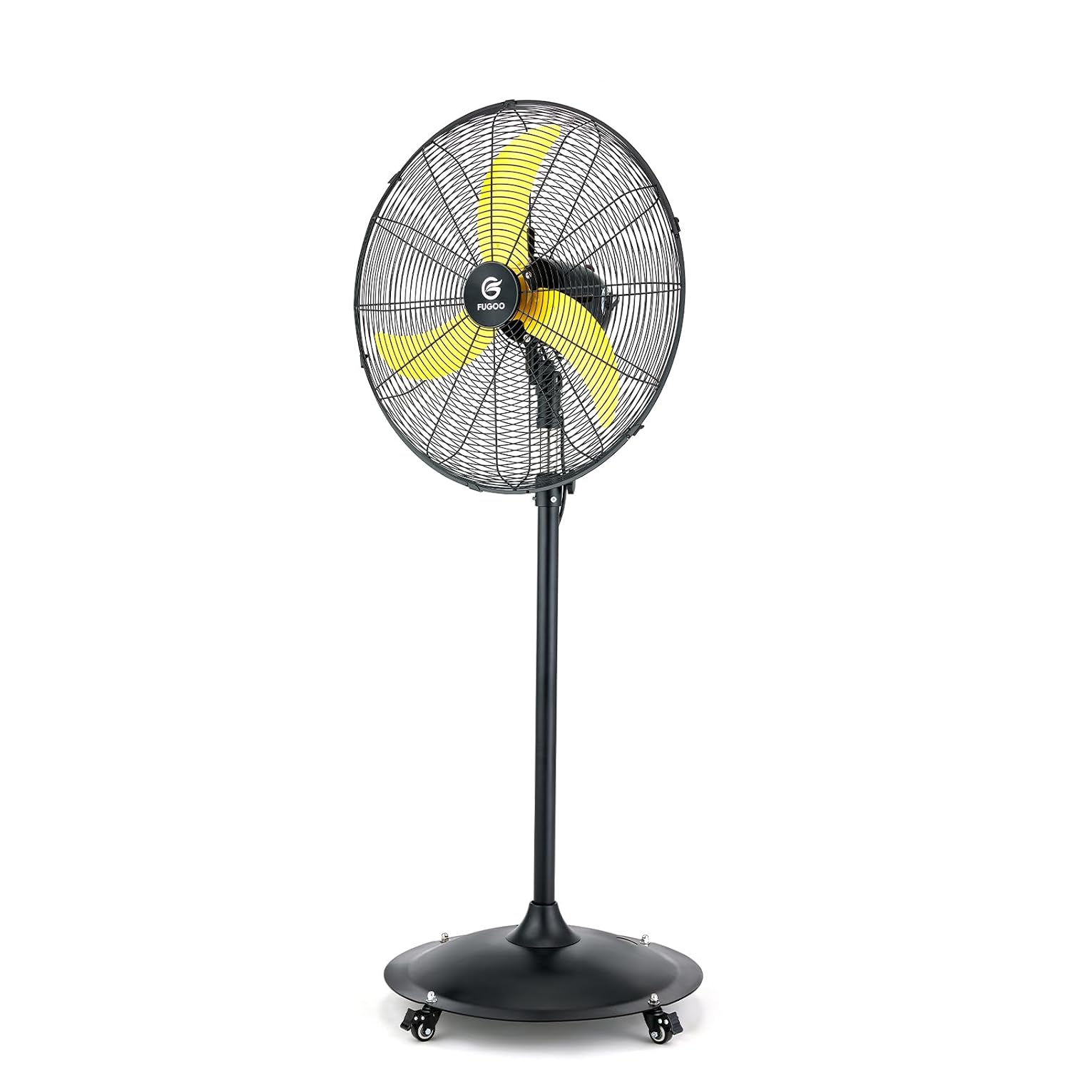 Outdoor Furniture Metal - 24'' Outdoor Oszillierender Standventilator mit Vollständig