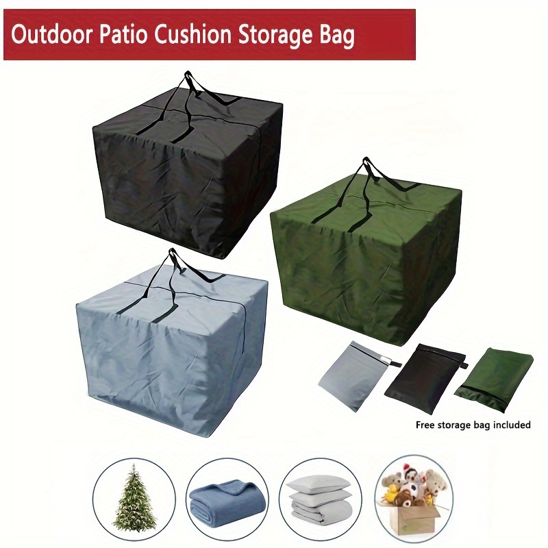 Outdoor Furniture Cushions 24 X 24 - Outdoor-Aufbewahrungstasche für Gartenmöbelkissen, 32 x 32