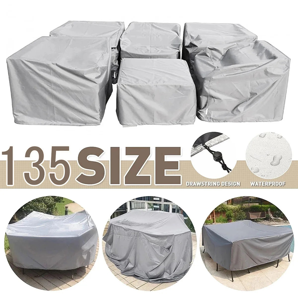 Outdoor Furniture Recliner Set - Abdeckung für Terrassenmöbel-Set, robuste Sofa-Set-Abdeckung für
