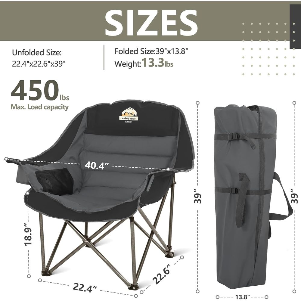 Übergroße Campingstühle im 2er – Outdoor Furniture Xl Bewertung und Preis