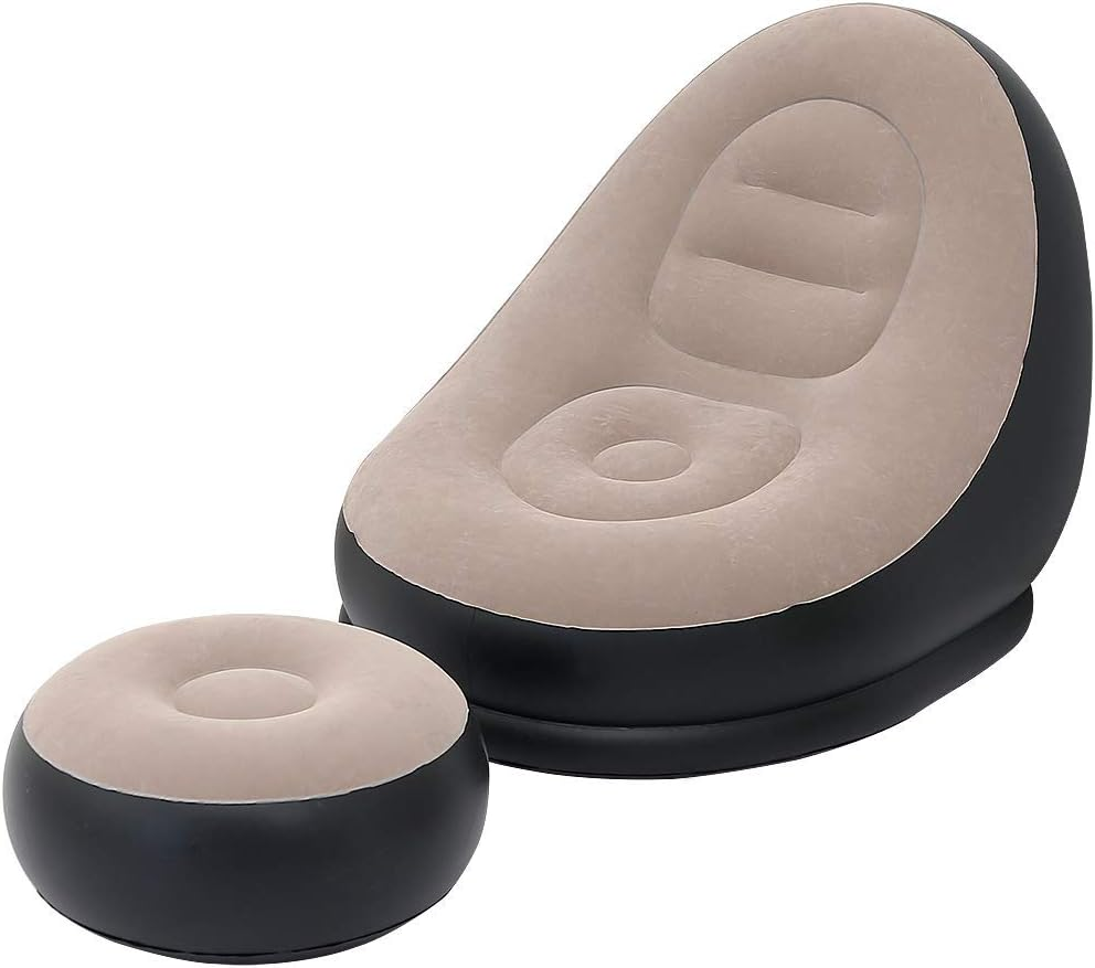 2-teiliges Lazy Sofa, aufblasb – Outdoor Furniture Recliner Set Bewertung und Preis