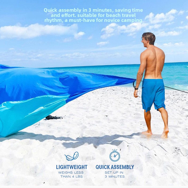 Tragbares Strandzelt, leichter – Sun Sail Shade Bewertung und Preis