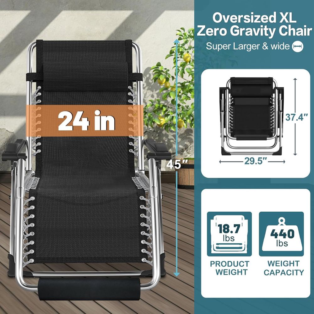 Verbreiterter Zero-Gravity-Stu – Outdoor Furniture Xl Bewertung und Preis