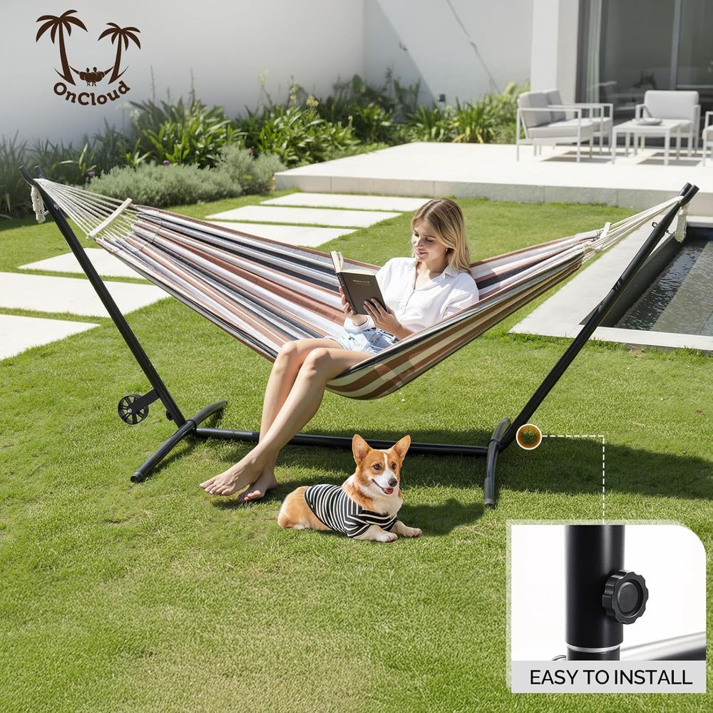 Hochbelastbare 550 LBS Hängema – Hammock With Stand Bewertung und Preis