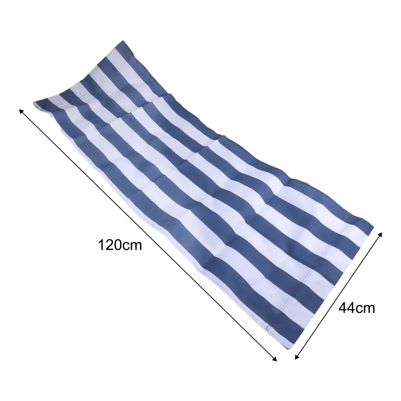 120x45cm Weiß-Blaues Gestreift – Outdoor Furniture Replacement Fabric Bewertung und Preis