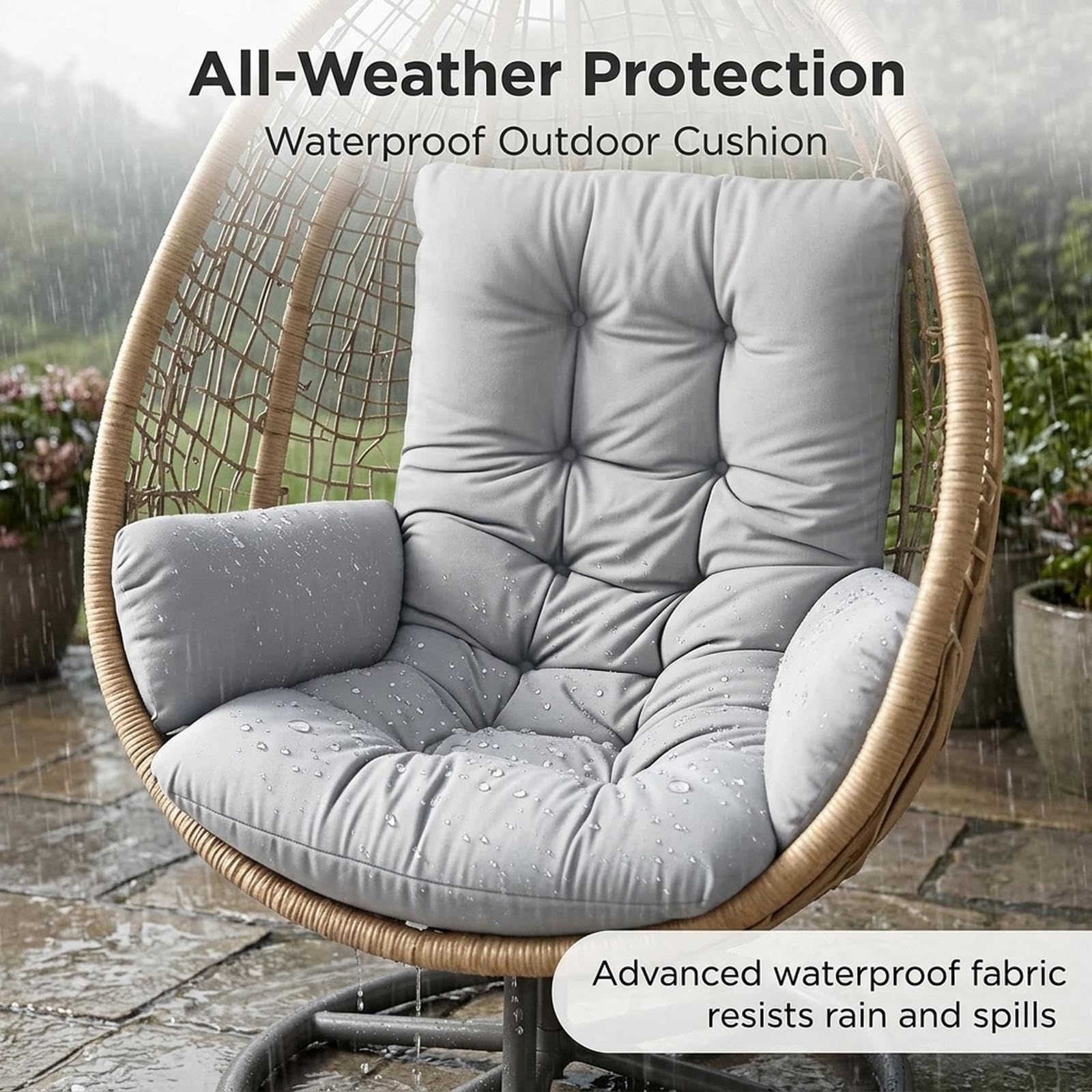 Ersatzkissen für Egg Chair, 60 – Outdoor Furniture Replacement Fabric Bewertung und Preis