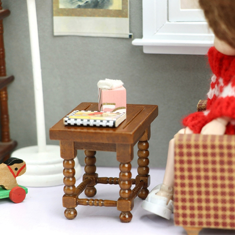 1:12 Puppenhaus Miniatur runde – Outdoor Furniture Wooden Bewertung und Preis