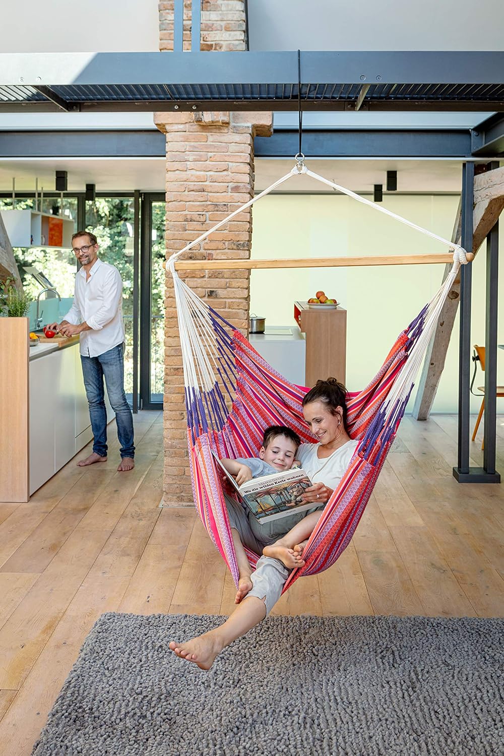 XL Baumwoll-Hängesessel für In – Outdoor Furniture Xl Bewertung und Preis