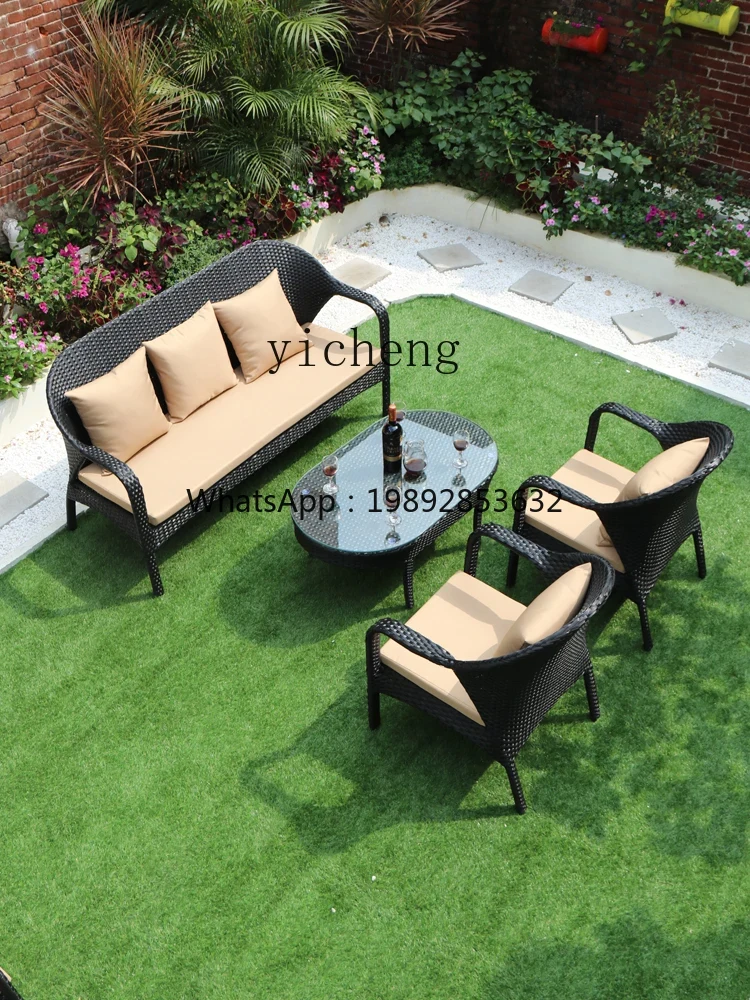 XL Outdoor Rattan Sofa Innenho – Outdoor Furniture Xl Bewertung und Preis