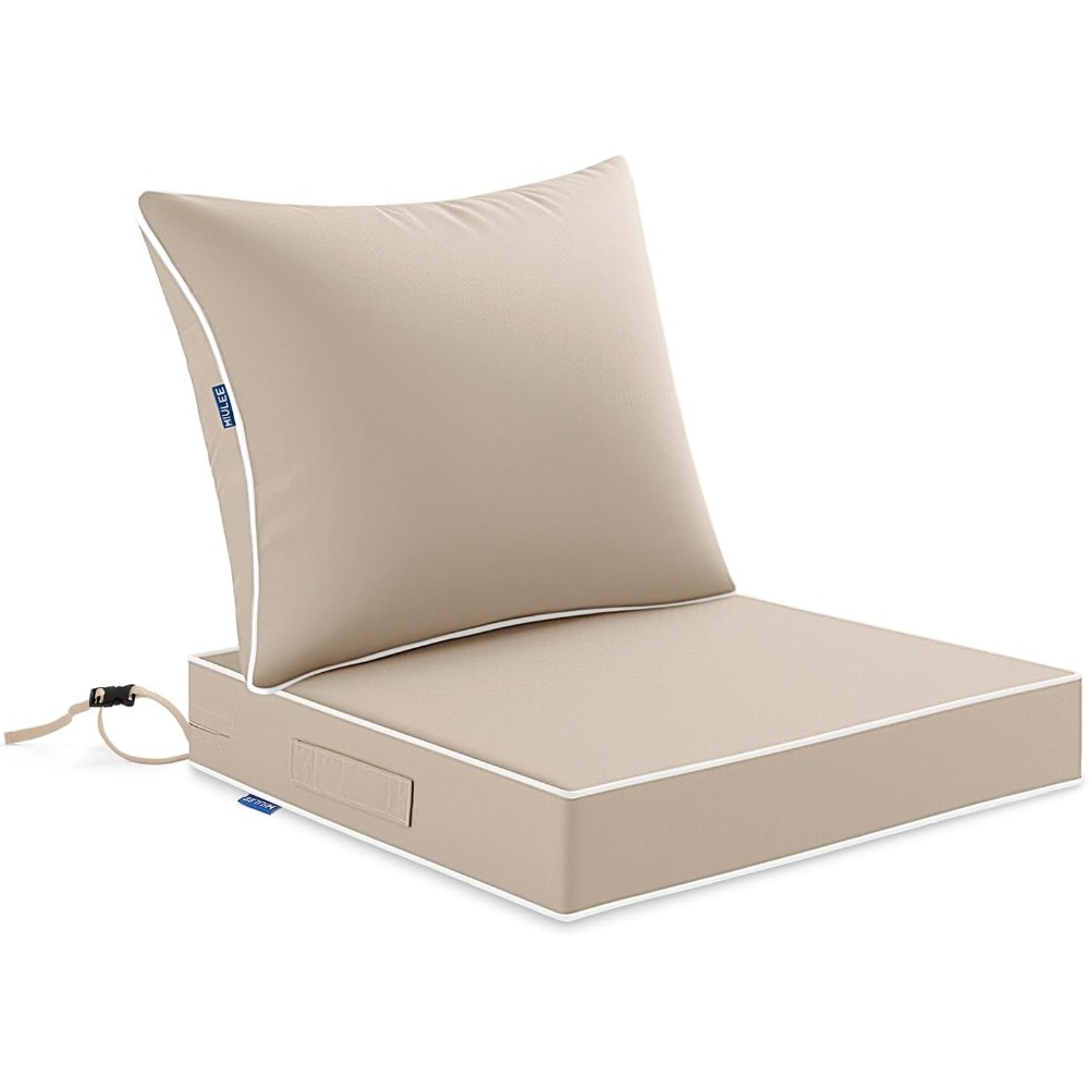 Beige Outdoor-Sitzkissen 24x24 – Outdoor Furniture Cushions 24 X 24 Bewertung und Preis