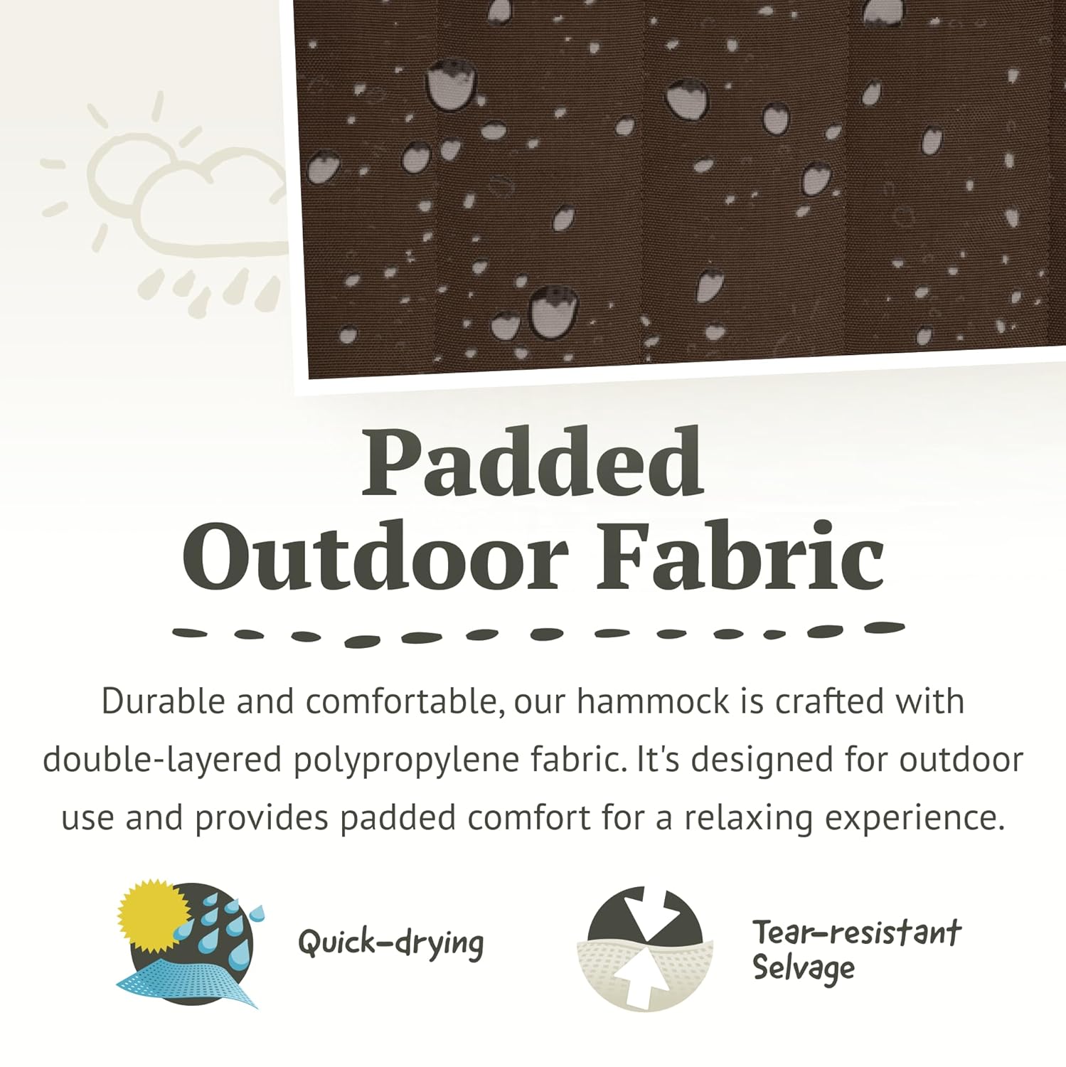 Gesteppte Doppel-Hängematte mi – Outdoor Furniture Xl Bewertung und Preis