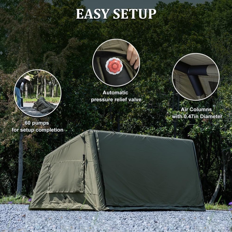 Automatisches Aufblasbares Cam – Outdoor Furniture Waterproof Bewertung und Preis