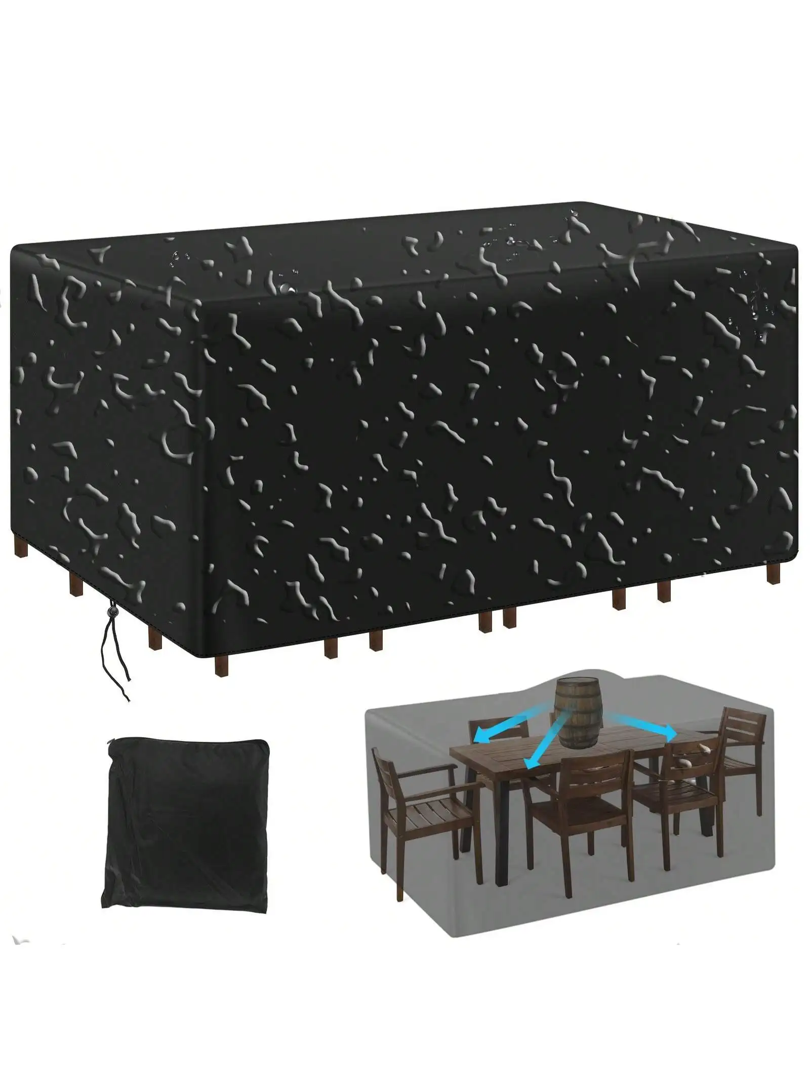 Multi-Size-Außen terrasse Gart – Outdoor Furniture Cover Bewertung und Preis