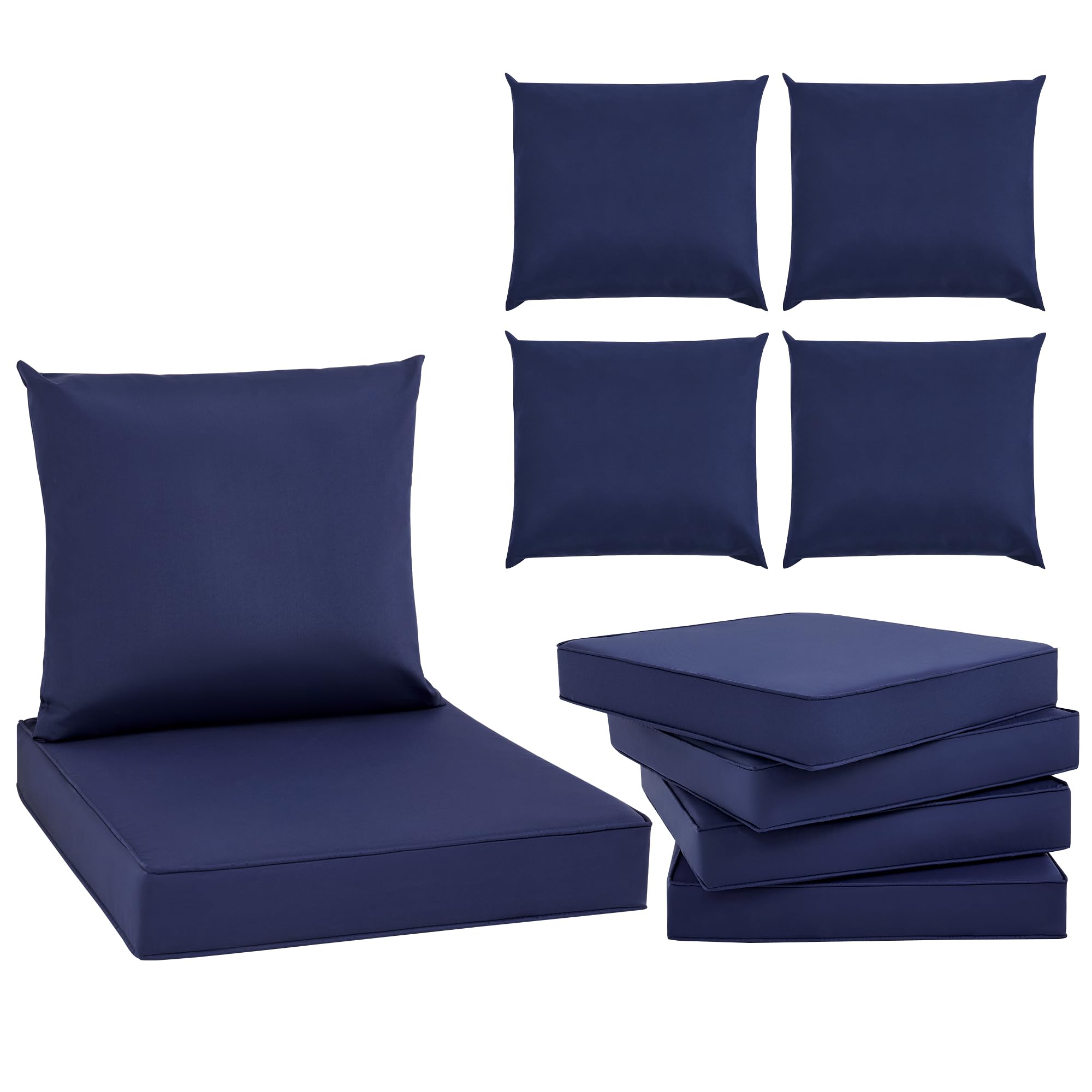 24x24 Outdoor-Stuhlkissen-Set, – Outdoor Furniture Cushions 24 X 24 Bewertung und Preis