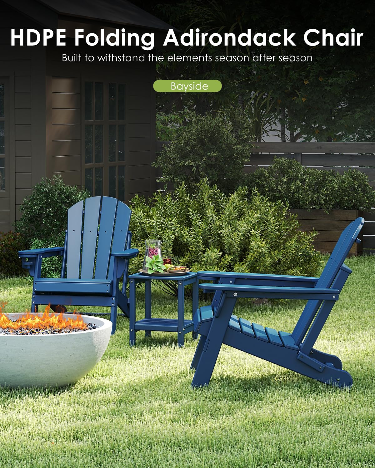 Stuhlset 2, klappbar, wetterfe – Outdoor Furniture Recliner Set Bewertung und Preis