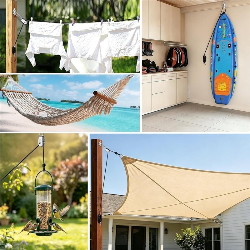L60A Seilzugblock mit Nylon-Se – Sun Sail Shade Bewertung und Preis