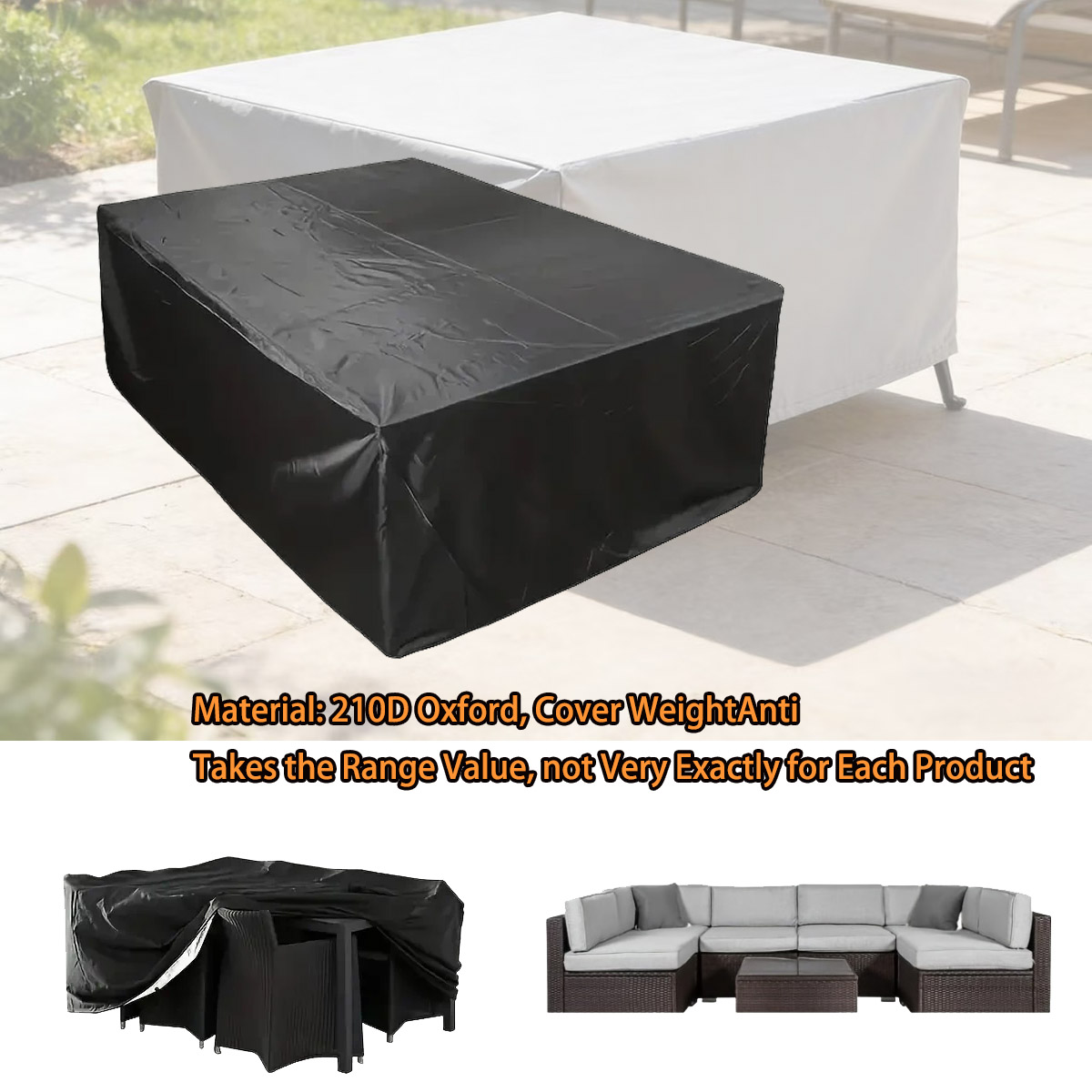 600 Größen Outdoor-Möbelabdeck – Outdoor Furniture Cover Bewertung und Preis