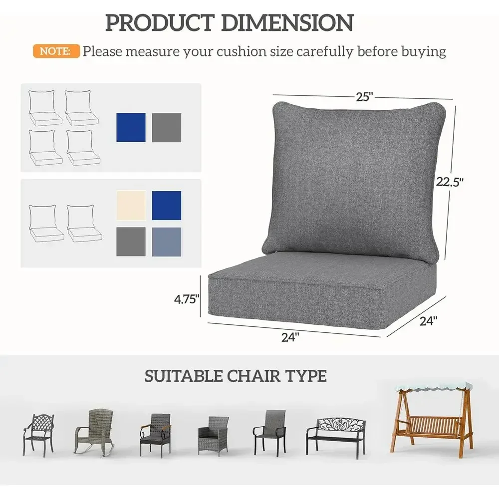 Wetterfeste Outdoor-Stuhlkisse – Outdoor Furniture Cushions 24 X 24 Bewertung und Preis