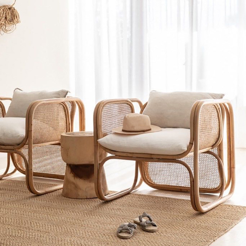 Japanische Rattan-Sofa-Kombina – Outdoor Furniture Japanese Style Bewertung und Preis