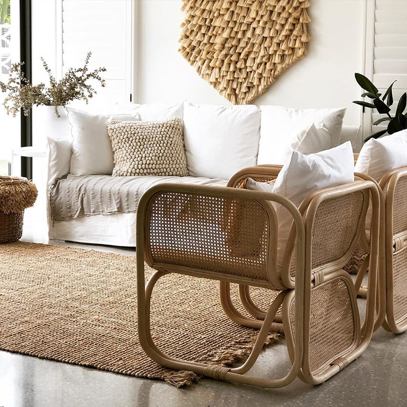 Japanische Rattan-Sofa-Kombina – Outdoor Furniture Japanese Style Bewertung und Preis
