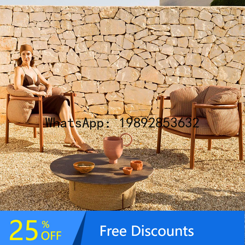 XL Outdoor Sofa Rattan Gewebt  – Outdoor Furniture Xl Bewertung und Preis
