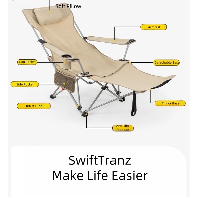 SwiftTranz Tragbarer Klappbare – Outdoor Furniture Recliner Set Bewertung und Preis
