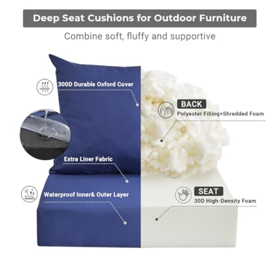 Outdoor-Kissen für Gartenmöbel – Outdoor Furniture Cushions 24 X 24 Bewertung und Preis