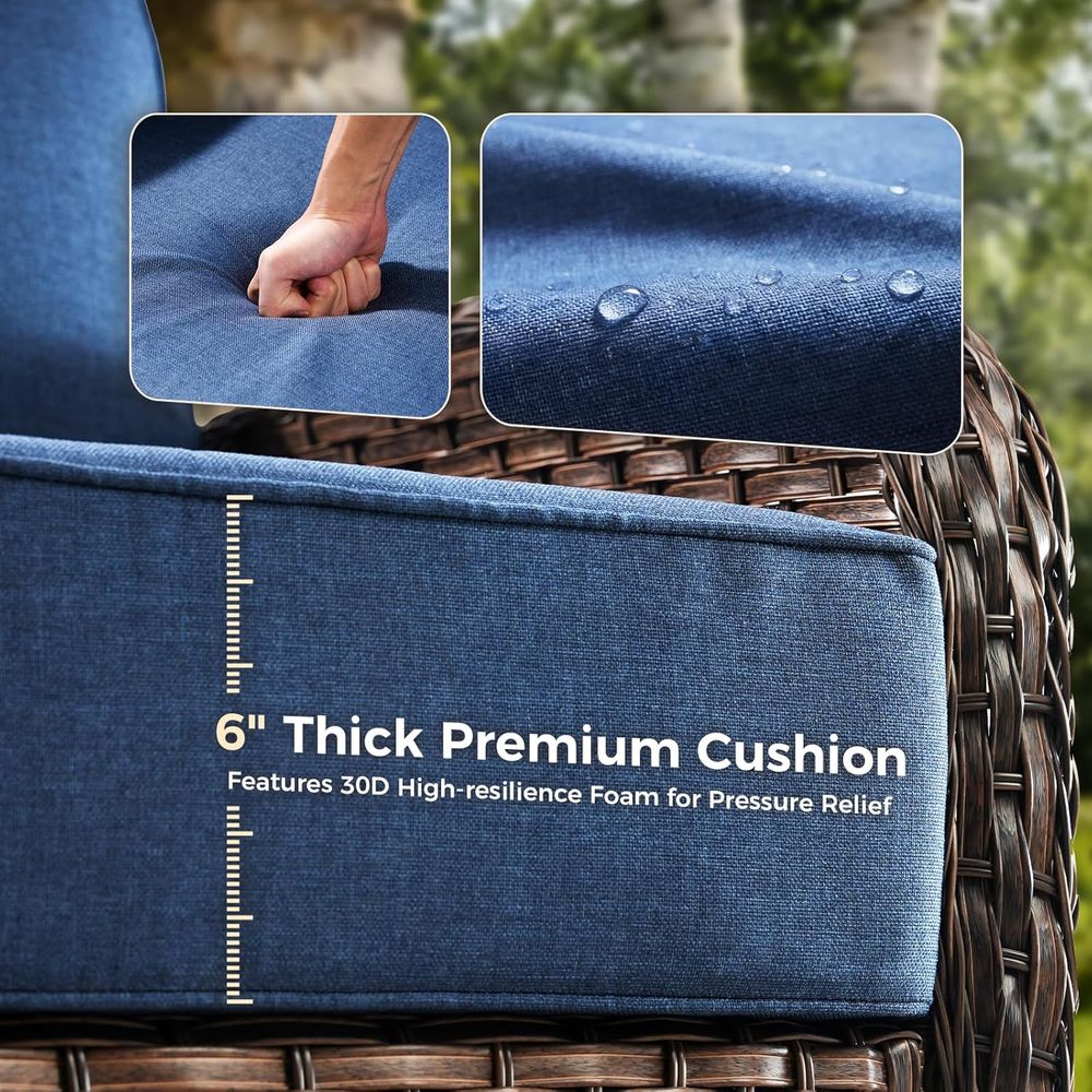 Outdoor-Möbelkissen, 6 Zoll di – Outdoor Furniture Fabric Waterproof Bewertung und Preis