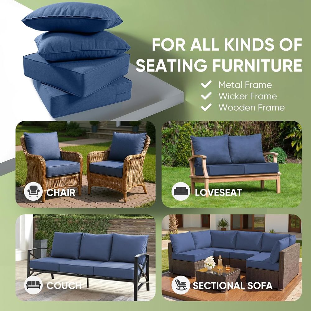 Outdoor-Möbelkissen, 6 Zoll di – Outdoor Furniture Fabric Waterproof Bewertung und Preis