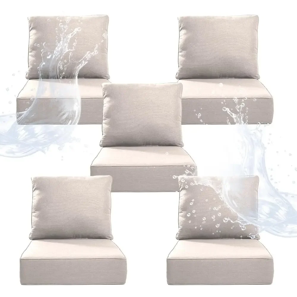6 dicke Outdoor-Stuhlkissen (5 – Outdoor Furniture Cushions 24 X 24 Bewertung und Preis
